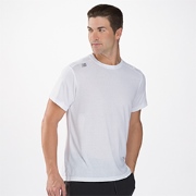 New Balance Mens Short Sleeve Tech Tee White T63z8950